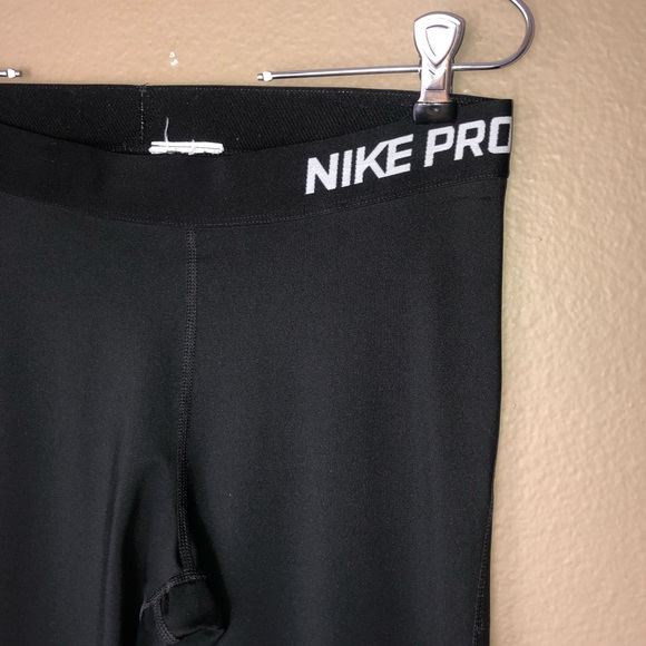 NIKE PRO | Black Dri Fit Workout Legging Pants L - Picture 8 of 8